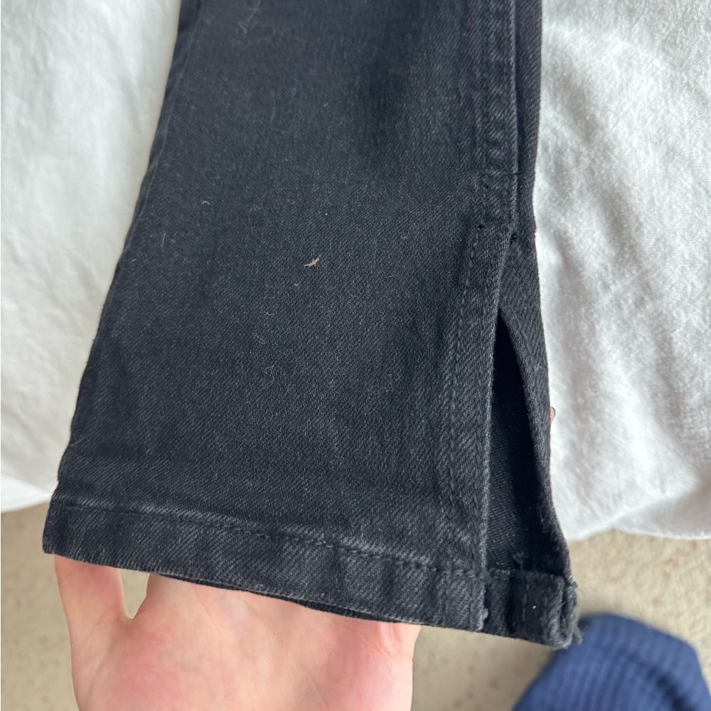 Zara Black Women's Skinny Jeans with Ankle Slit - Picture 2 of 5